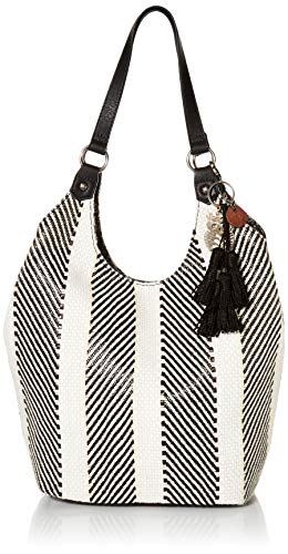 Sakroots womens Roma Woven Shopper, Black & White Soulful Desert, One Size US