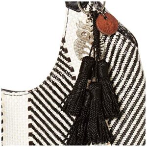 Sakroots womens Roma Woven Shopper, Black & White Soulful Desert, One Size US