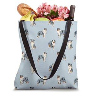 Blue Merle Aussie Australian Shepherd Mom Dog Lover Tote Bag