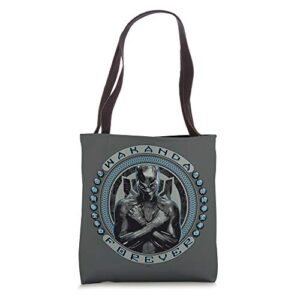 black panther t’challa wakanda forever tote bag