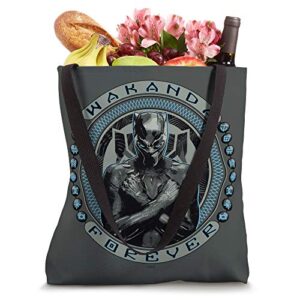 Black Panther T'Challa Wakanda Forever Tote Bag