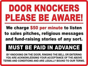 boeyc door knockers please be aware!,8 x 12 inch,tin sign nostalgic metal sign home decor for culb bar cafe…