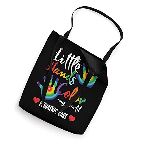 Pediatric Pediatrician Nurse Little Hands Color My World Tote Bag