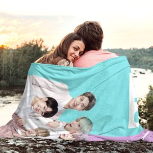 Kpop Merchandise Blanket Ultra Soft Warm Throw Blanket Fuzzy Bedding for Traveling Camping Couch Sofa Gifts 50"X40"