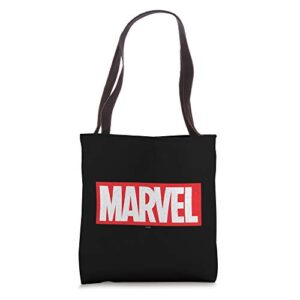 Marvel Classic Red Brick Logo Tote Bag