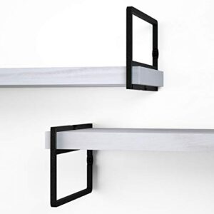 Minggoo Floating Shelves Wall Mounted Set of 3 (White)