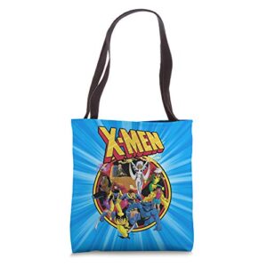 marvel x-men retro 90s tote bag