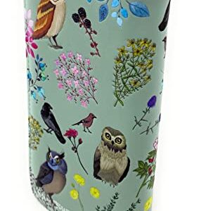 Shag Wear Large Owl Wild Bird Themed Women's Wallet Mint Green 7"