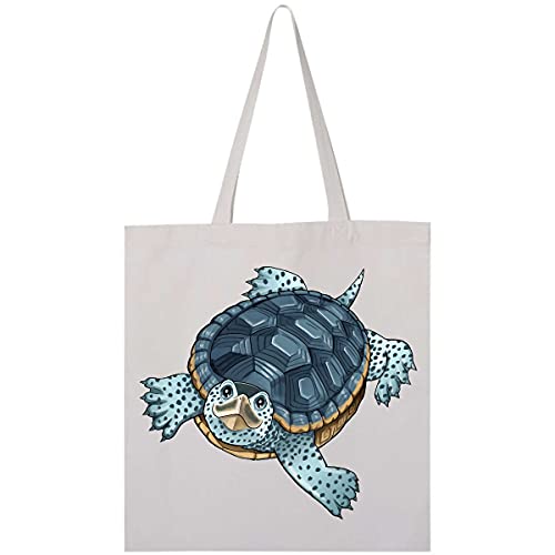 Inktastic Cute Diamondback Terrapin Turtle Tote Bag 0020 White 3f13e