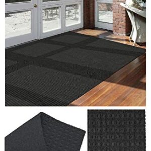 KOECKRITZ Waffle Pattern Indoor/Outdoor Custom Cut and Made-to-Order Light Weight Balcony Cover Area Rugs for Patios, Decks, Balconies. Stop Dropping Things On Your Neighbors Balcony.