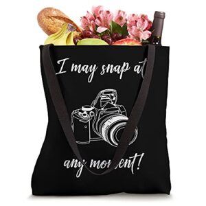 Funny Photography Gift For Men Women Cool Photographer Lover Tote Bag