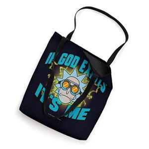 Rick and Morty If God Exists Tote Bag