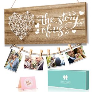 couples gifts photo holder girlfriend gifts – bride and groom gifts wedding gifts for wedding and engagement – engaged present for fiancé and fiancee – engagement gifts for newly engaged couples