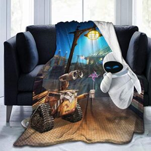 weqdujg wall e blanket throws bed queen size ultra soft micro fleece warm fluffy couch living room luxury blankets 50 x 40 in