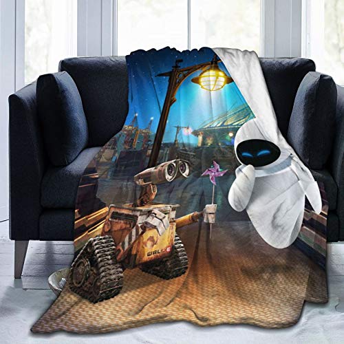 WEQDUJG Wall E Blanket Throws Bed Queen Size Ultra Soft Micro Fleece Warm Fluffy Couch Living Room Luxury Blankets 50 x 40 in