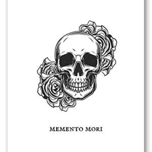 Stoic Wall Art Collection - Marcus Aurelius, Memento Mori, Epictetus Quotes - Stoicism Wisdom Set of 3 Prints - 8x10 - Unframed