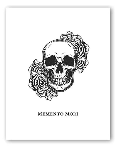 Stoic Wall Art Collection - Marcus Aurelius, Memento Mori, Epictetus Quotes - Stoicism Wisdom Set of 3 Prints - 8x10 - Unframed