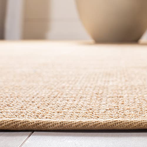 Martha Stewart Collection by SAFAVIEH 1'9" x 2'10" Natural MSR9501A Farmhouse Sisal & Jute Accent Rug