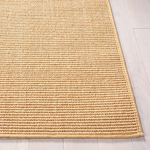 Martha Stewart Collection by SAFAVIEH 1'9" x 2'10" Natural MSR9501A Farmhouse Sisal & Jute Accent Rug