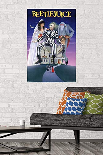 Trends International 24X36 Beetlejuice-One Sheet Wall Poster, 24" x 36", Unframed Version