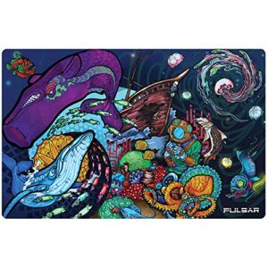 pulsar dabpadz dab mat – psychedelic ocean / 16″x10″