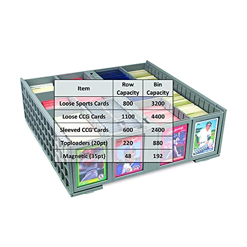 BCW Collectible Card Bin, 4 ct Case