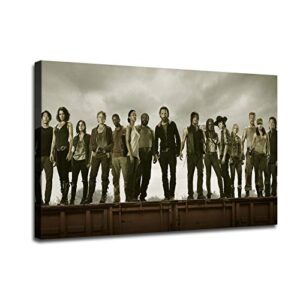 artcgc the walking dead wall art home wall decorations for bedroom living room oil paintings findemo canvas prints-1169 (16x24inch,unframed)