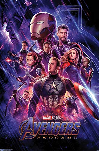 Trends International 24X36 Marvel: Avengers: Endgame - One Sheet Wall Poster, 24" x 36", Premium Unframed Version