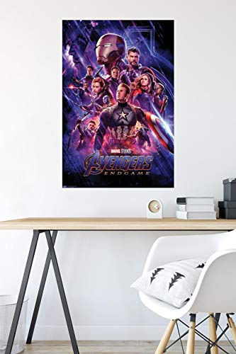 Trends International 24X36 Marvel: Avengers: Endgame - One Sheet Wall Poster, 24" x 36", Premium Unframed Version