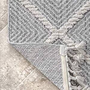 nuLOOM Deyton Diamond Area Rug, 3' x 5', Grey