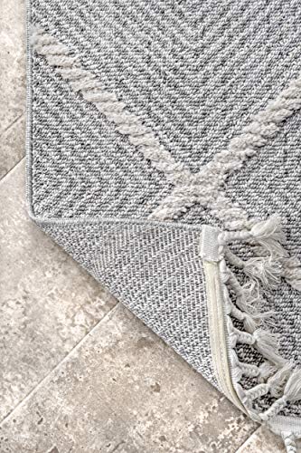 nuLOOM Deyton Diamond Area Rug, 3' x 5', Grey