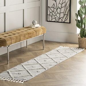 nuLOOM Deyton Diamond Area Rug, 3' x 5', Grey