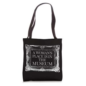 women artists empowerment feminism art history artist gift tote bag
