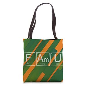 periodic table chemistry with the elements f am u blerd tote bag