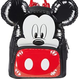 Loungefly Disney Mickey Mouse Balloon Womens Double Strap Shoulder Bag Purse