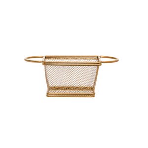 bloomingville gold stainless steel mesh baskets