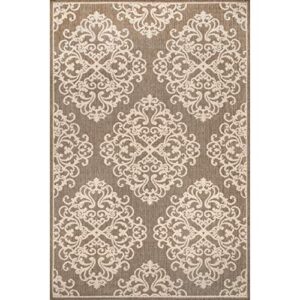 nuLOOM Frontier Coronated Trellis Indoor/Outdoor Area Rug, 8' x 10', Beige