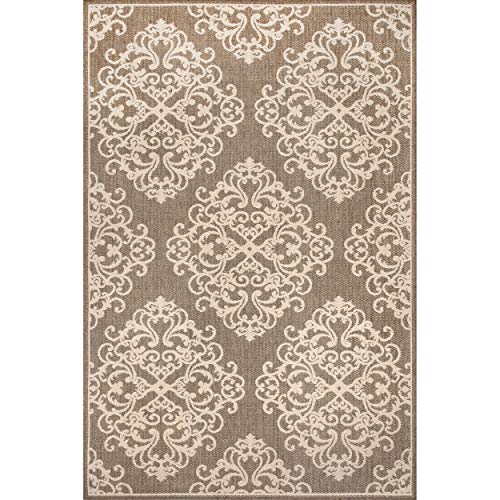 nuLOOM Frontier Coronated Trellis Indoor/Outdoor Area Rug, 8' x 10', Beige