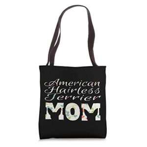 american hairless terrier mom tote bag gifts for women tote bag