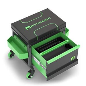 mychanic garage rolling toolbox stool – sidekick stool – sk3 – holds 500 lbs