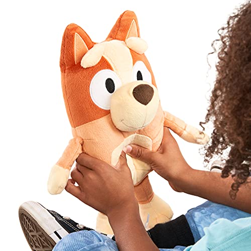 Bluey - 12" Talking Bingo Plush - Interactive - Sing Along with Bingo, 9 Different Phrases