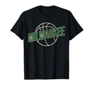 milwaukee wisconsin athletic sports jersey mke t-shirt