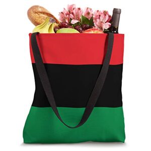 Pan-African Flag Afro-American UNIA Black Liberation Africa Tote Bag