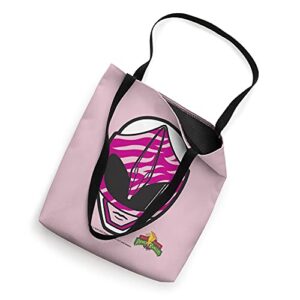 Power Rangers Pink Ranger Big Face Tote Bag