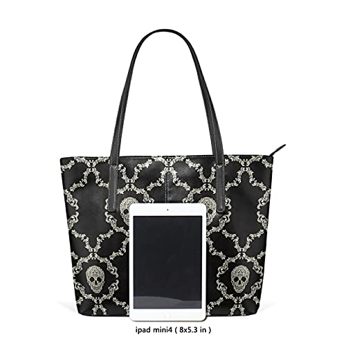 senya Skull Black {1} Handbags Shoulder Bags Leather Crossbody Handbag for Women Tote Satchel