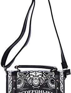 Lost Queen Ouija Board Small Gothic Adjustable Satchel Bag