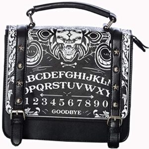 Lost Queen Ouija Board Small Gothic Adjustable Satchel Bag