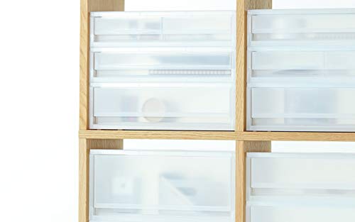 MUJI B4S7011 Storage Case, 1 Drawer, White