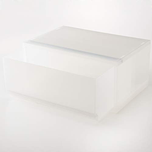 MUJI B4S7011 Storage Case, 1 Drawer, White