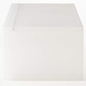 MUJI B4S7011 Storage Case, 1 Drawer, White